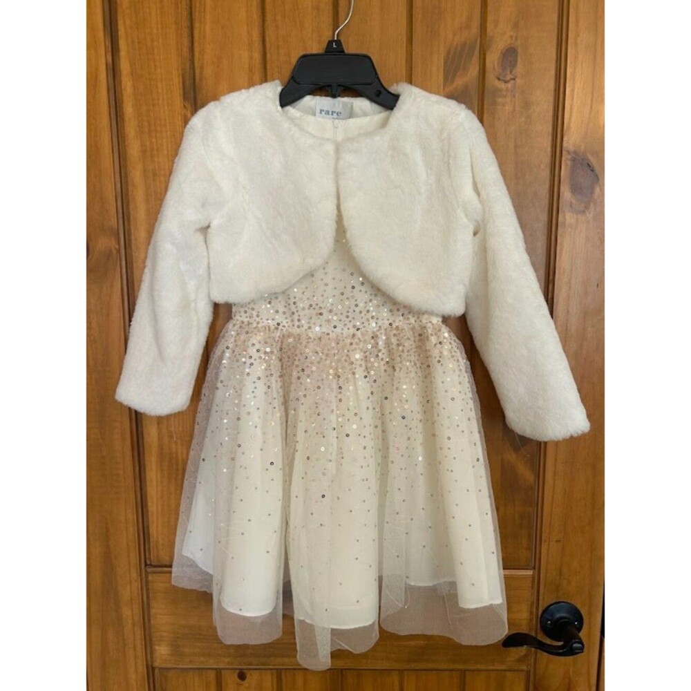 Beautiful Rare Editions 2-piece Special Occasion Dress and Shrug